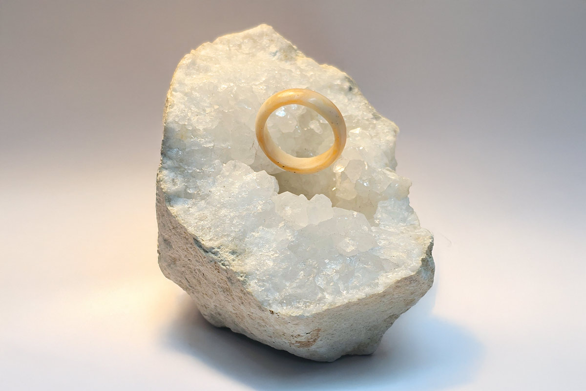 Ring Honiglicht Größe 62