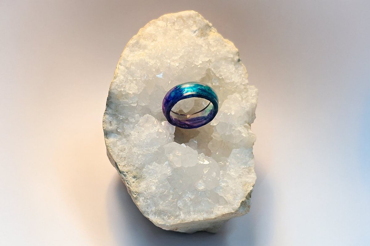 Ring Meeresnacht Größe 62